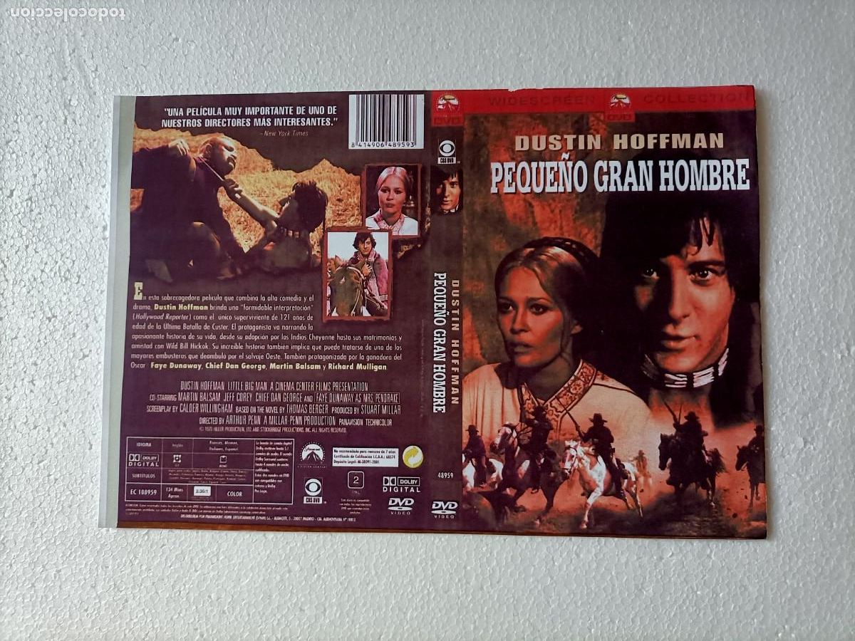 Cine: CARATULA DEL WESTERN PEQUE&Ntilde;O GRAN HOMBRE, DUSTIN HOFFMAN. 1970 COPY.