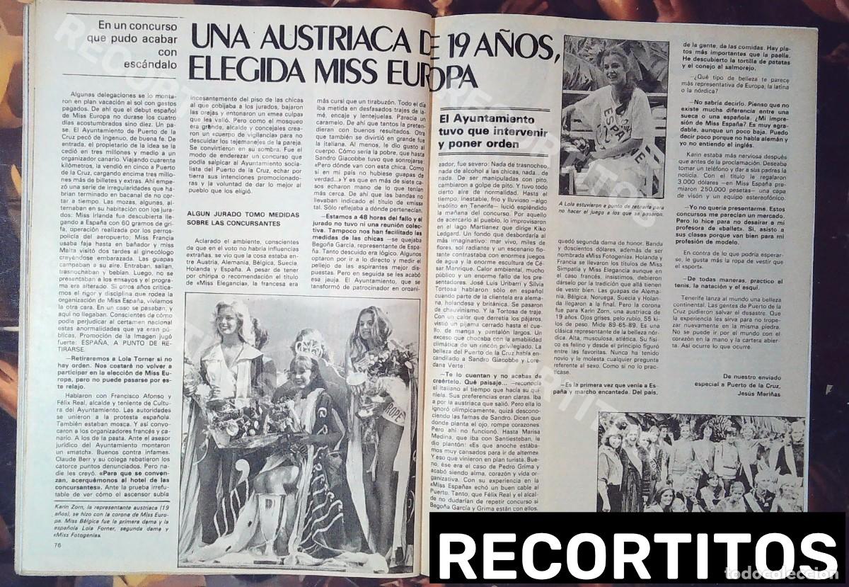 Cine: Karin Zorn miss europa 1980 lola forner miss espa&ntilde;a