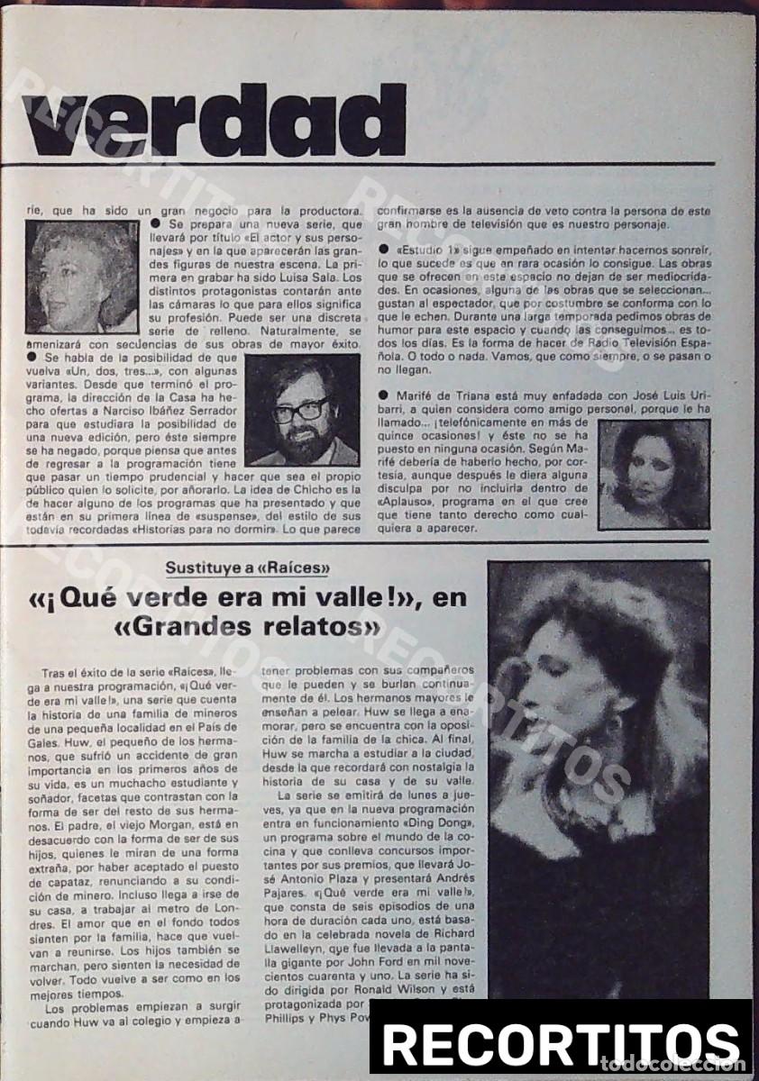 Cine: CHICHO IBA&Ntilde;EZ SERRADOR un dos tres 1 2 3 marife de triana ding dong las hermanas huratado pedro osin