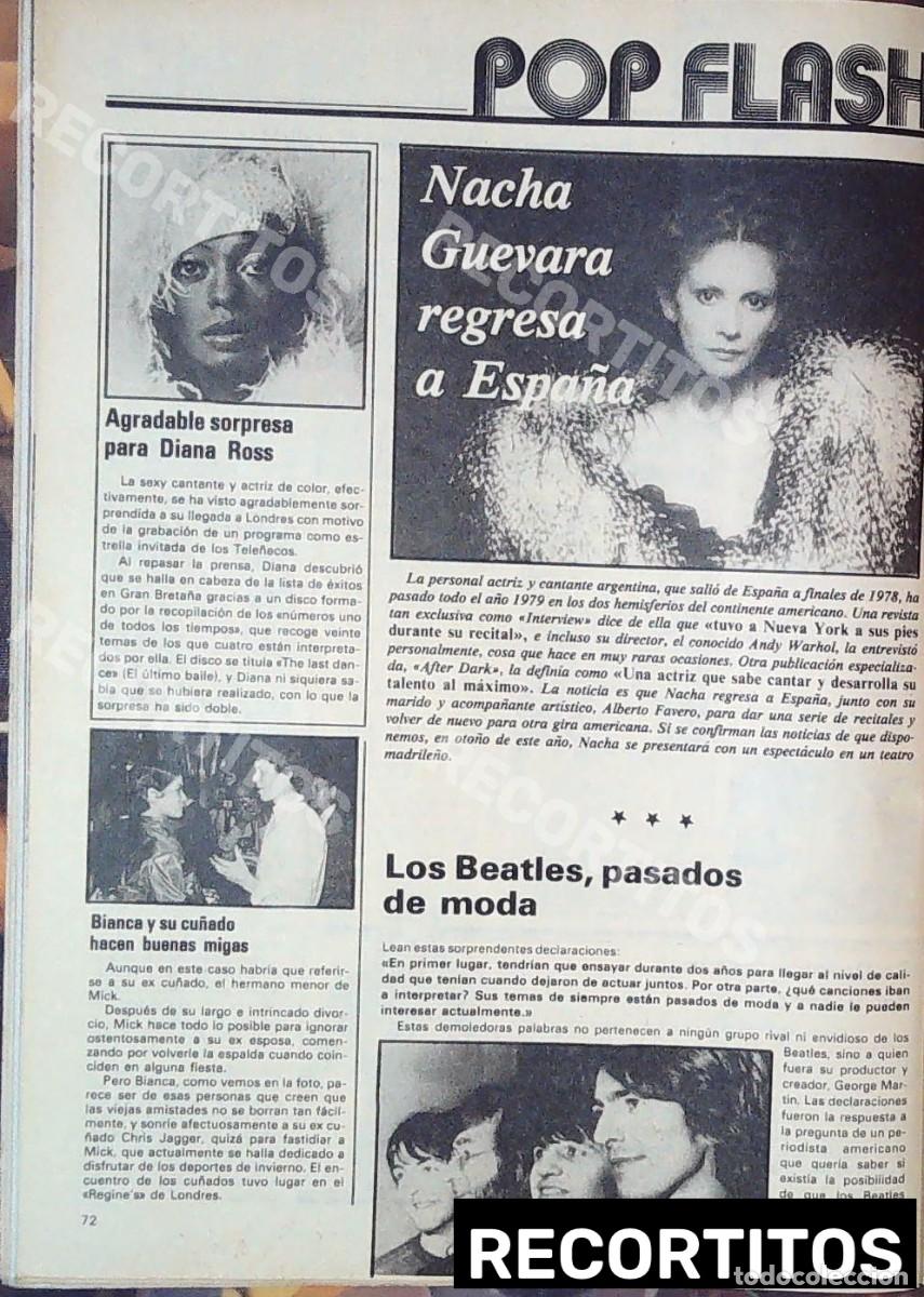 Cine: nacha guevara diana ross the beatles the rolling stones