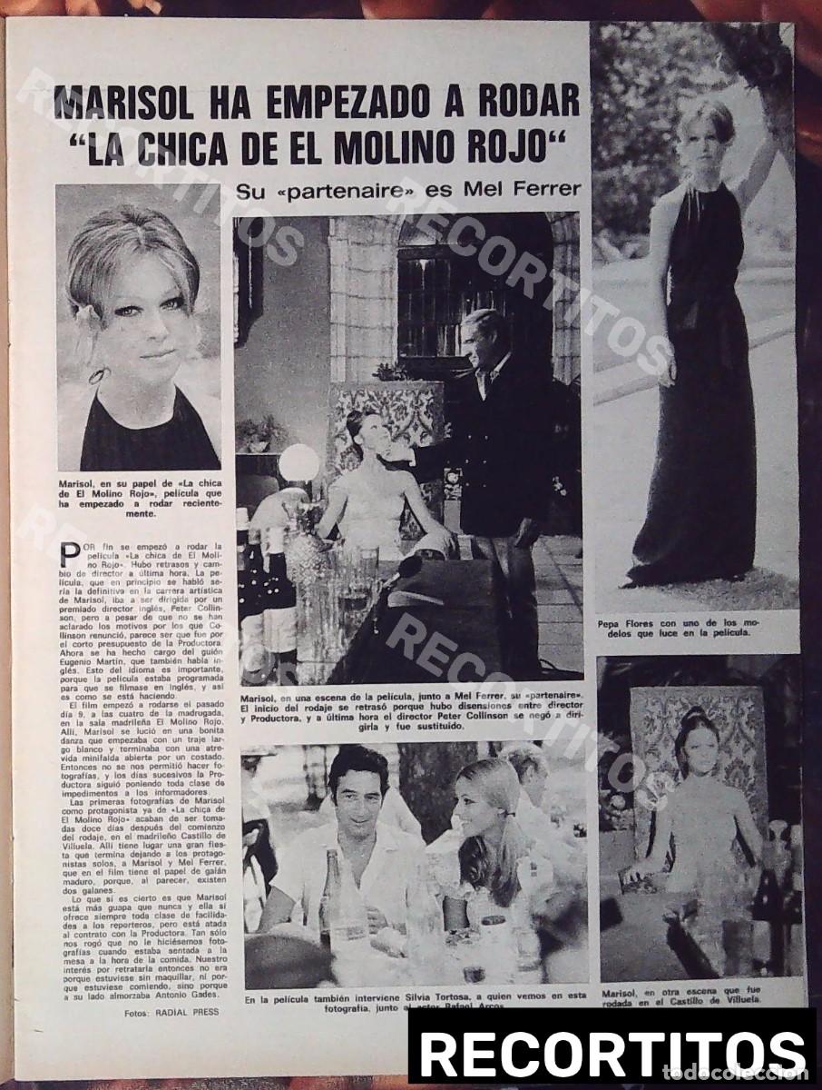 Cine: la chica del molino rojo pepa flores marisiol mel ferrer mell