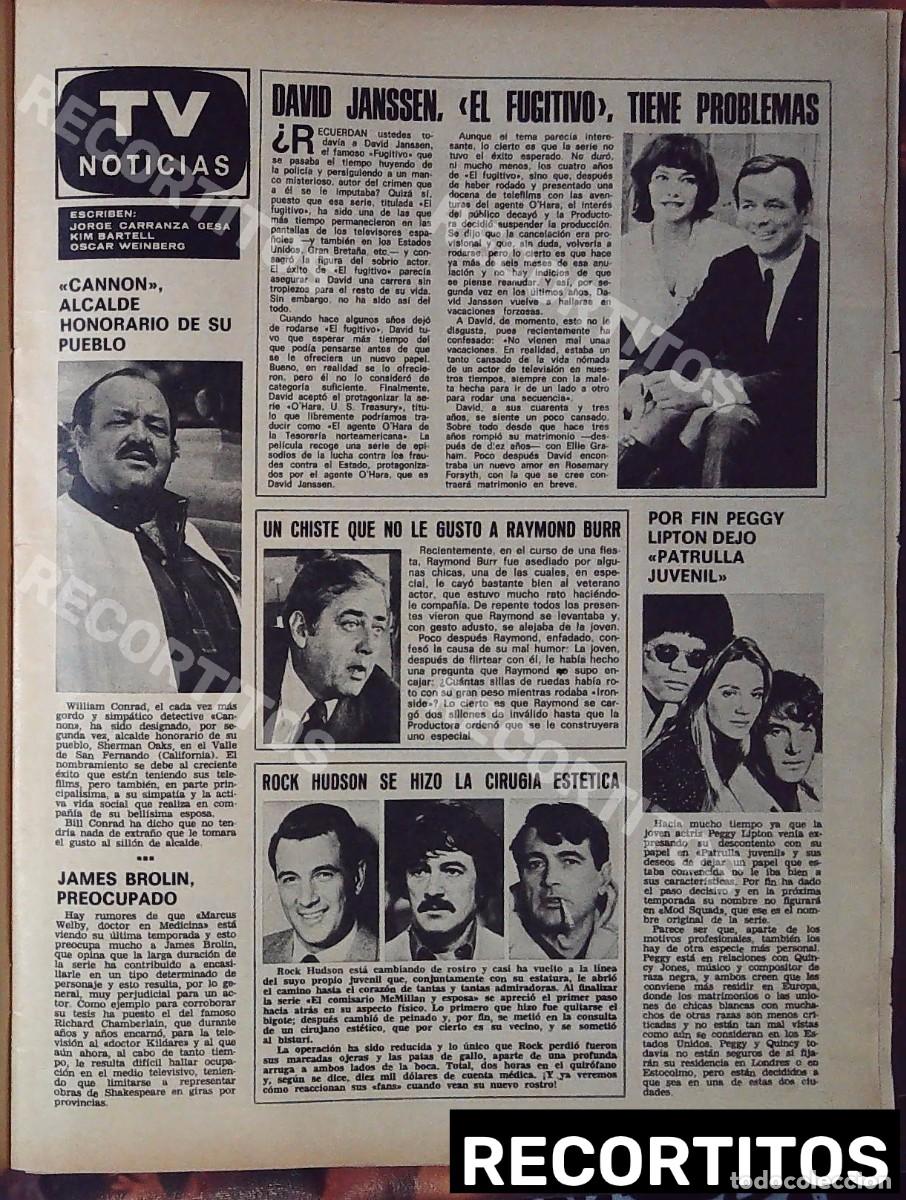 Cine: WILLIAM CONRAD CANNON david janssen patrulla juvenil rock hudson raymond burr