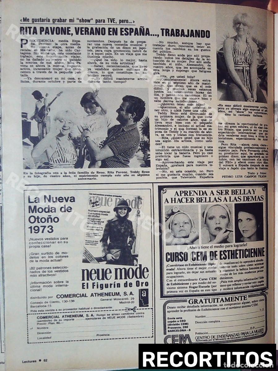Cine: rita pavone verano en espa&ntilde;a