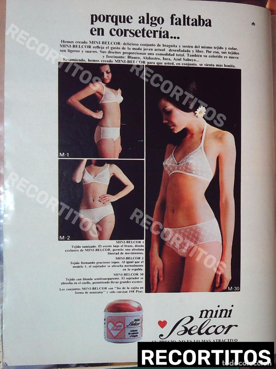 Cine: mini belcor lenceria anuncio publicidad