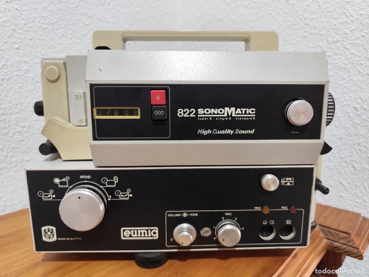 Cine: Proyector Super 8 Eumig 822 Sonomatic Made in Austria (Leer descripci&oacute;n)