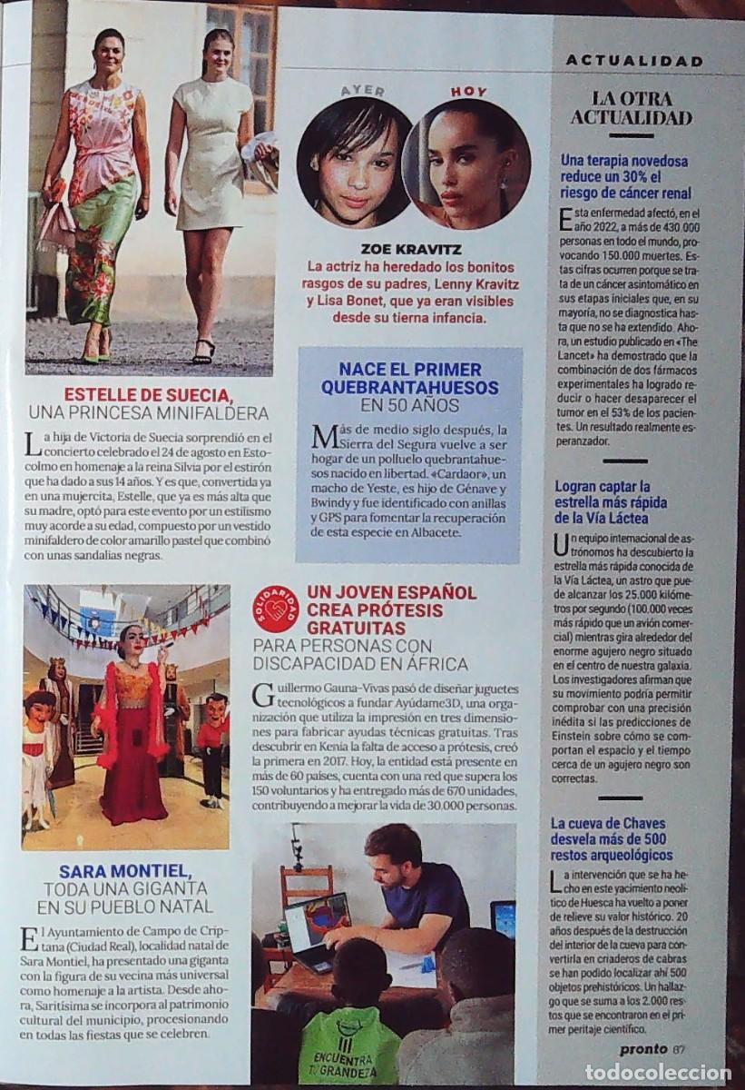 Cine: sara montiel zoe kravitz estelle de suecia