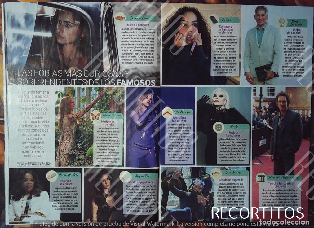 Cine: ALASKA FANGORIA ROSALIA MEGAN FOX KYLIE MINOGUE NICOLE KIDMAN PENELOPE CRUZ