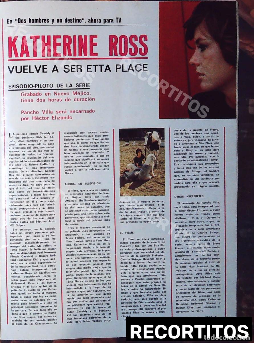 Cine: KATHERINE ROSS espa&ntilde;a 1977