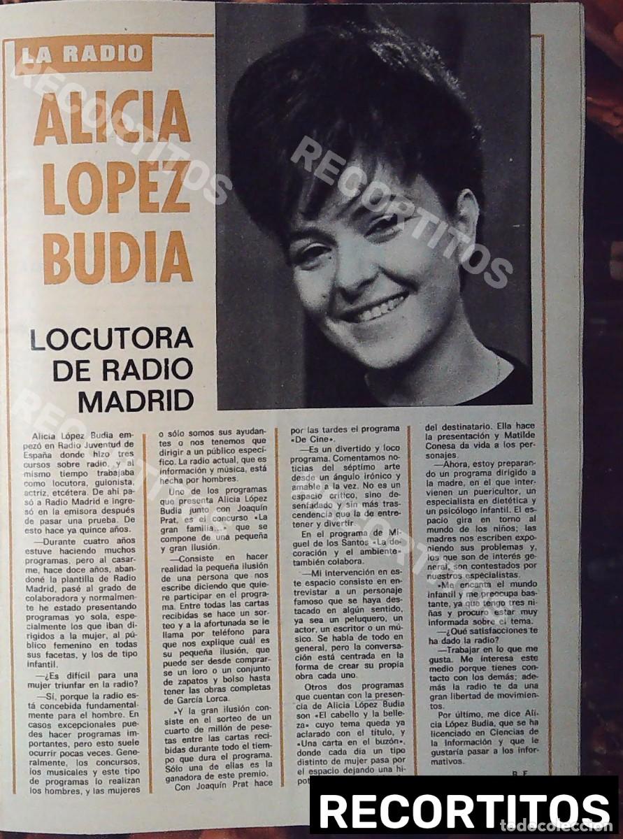 Cine: alicia lopez budia radio madrid