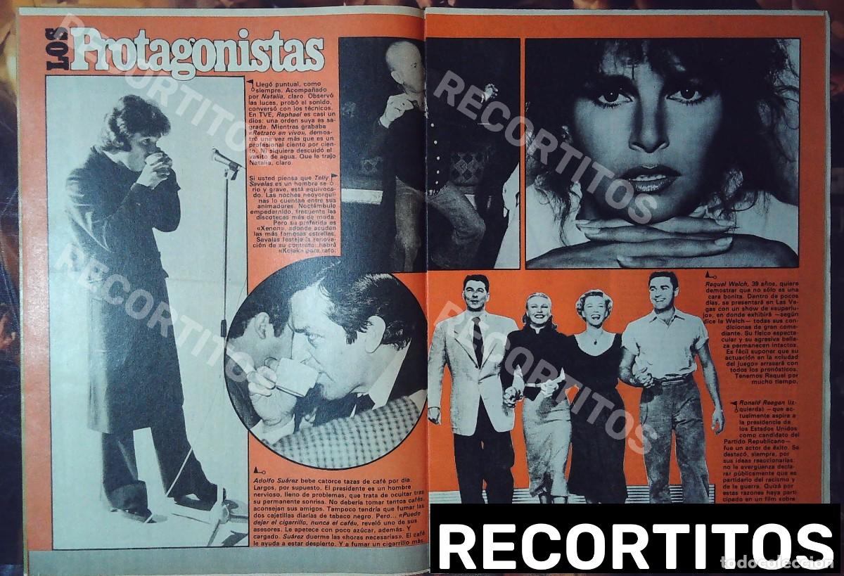 Cine: raquel welch raphael adolfo suarez telly savalas ronald reagan doris day ginger rogers