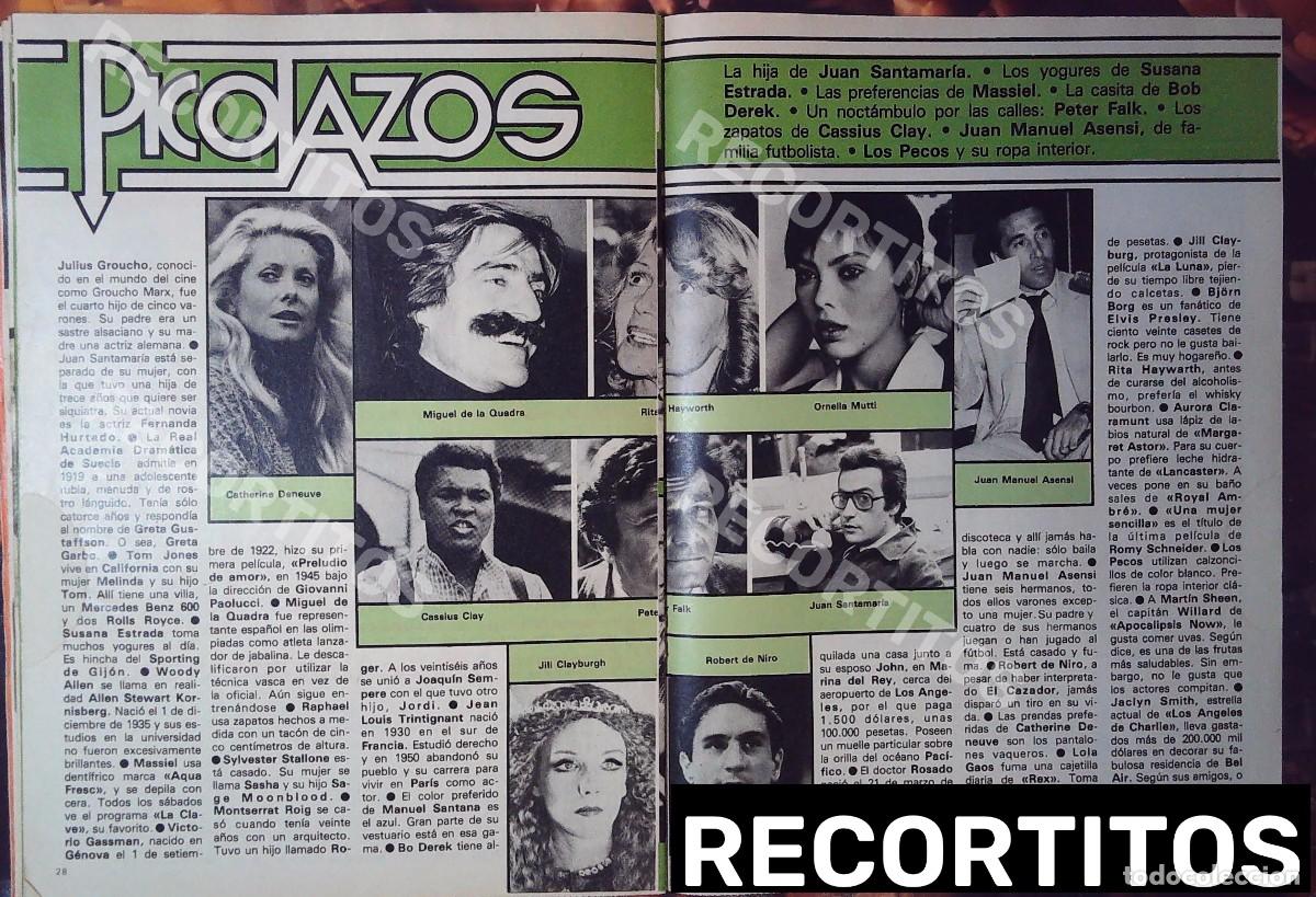 Cine: MQ MIGUEL DE LA QUADRA SALCEDO rita hayworth ornella mutti jose manuel asensi peter falk cassius cl