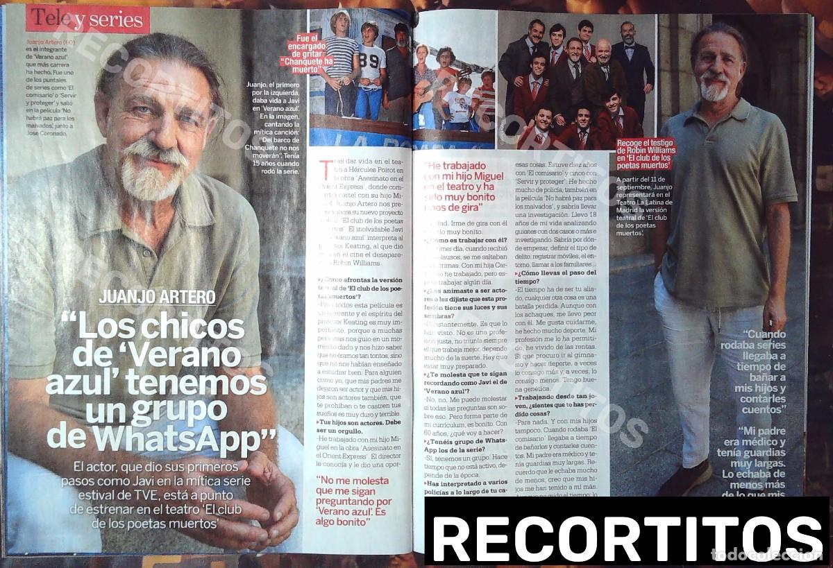Cine: juanjo artero verano azul el club de los poetas muertos