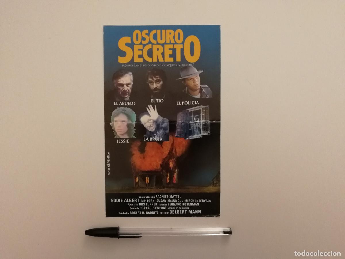 Cine: MINI-POSTER ORIGINAL -13*18- OSCURO SECRETO - DELBERT MANN - RIP TORN