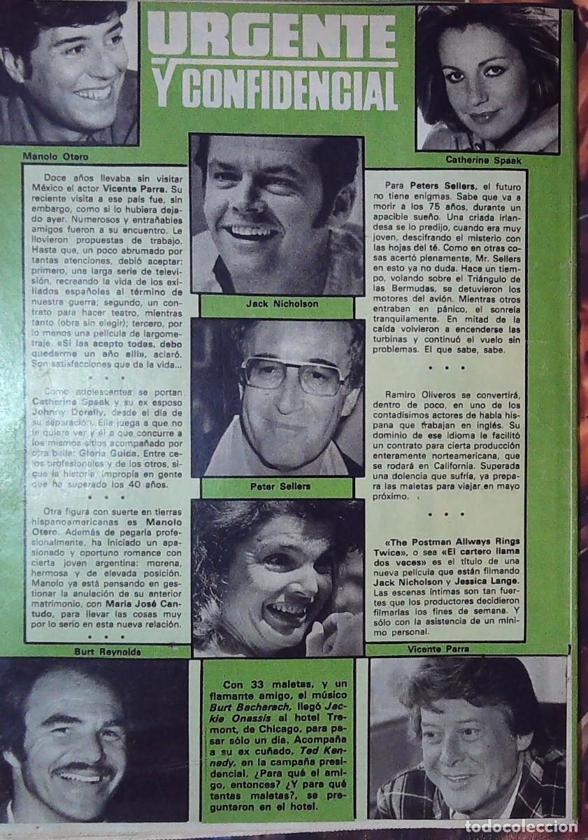 Cine: peter sellers jack nicholson catherine spaak vicente parra burt reynolds manolo otero