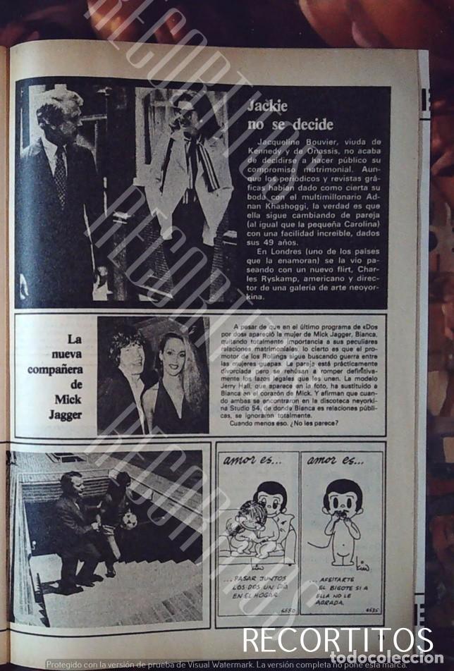 Cine: jacqueline kennedy jackie onassis mick jagger rolling stones jerry hall el amor es