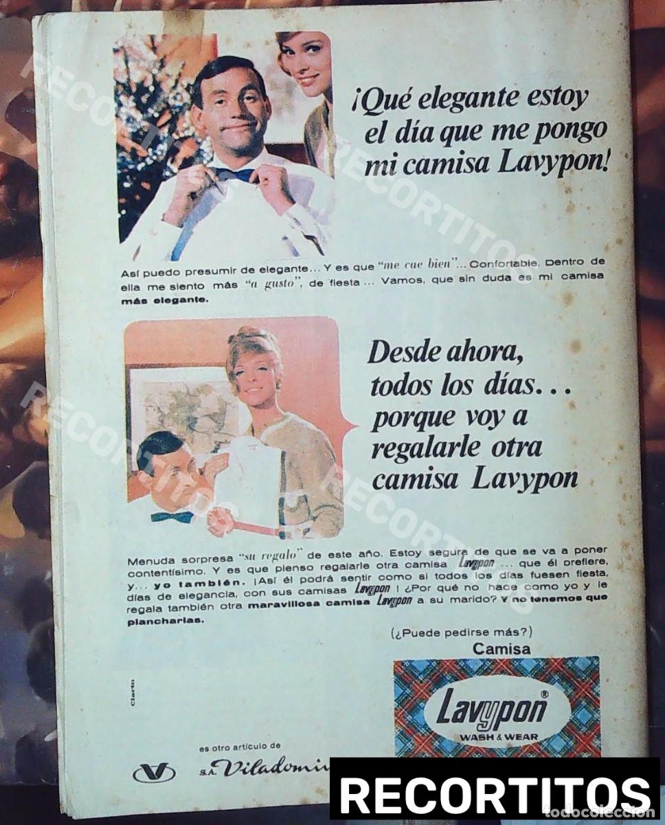 Cine: LAVYPON CAMISA ANUNCIO PUBLICIDAD NAVIDAD 1965