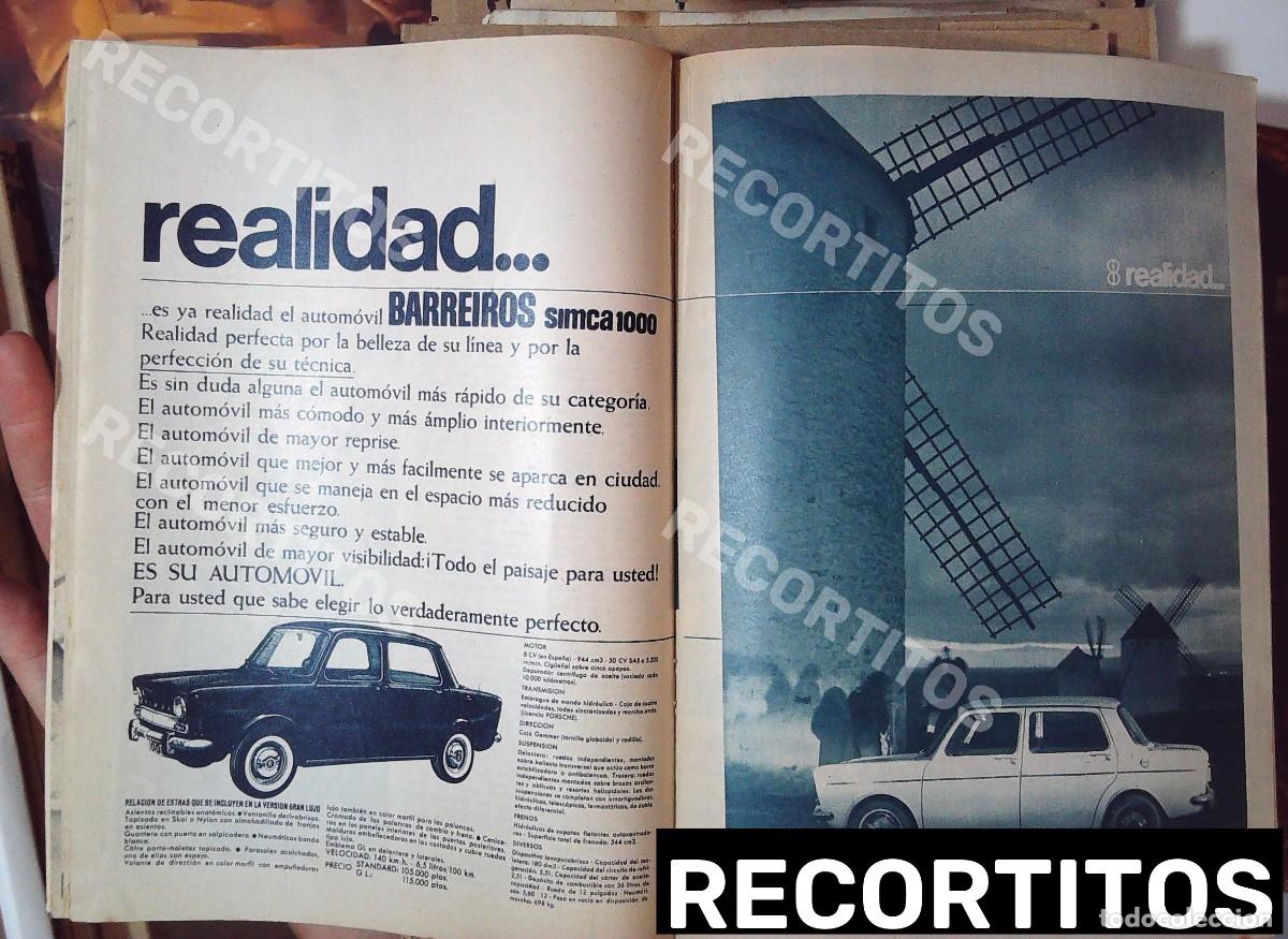 Cine: SIMCA 1000 BARREIROS ANUNCIO PUBLICIDAD