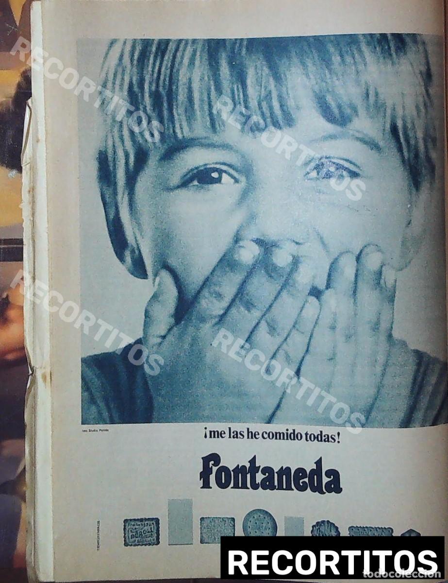 Cine: FONTANEDA GALLETAS ANUNCIO PUBLICIDAD de 1965