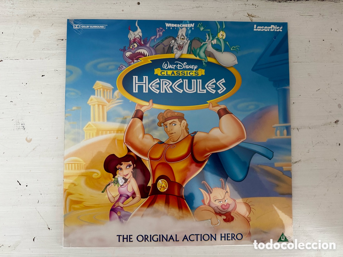 Cine: Pel&iacute;cula H&eacute;rcules Disney L&aacute;ser Disc PLFEB 37331 PAL UK