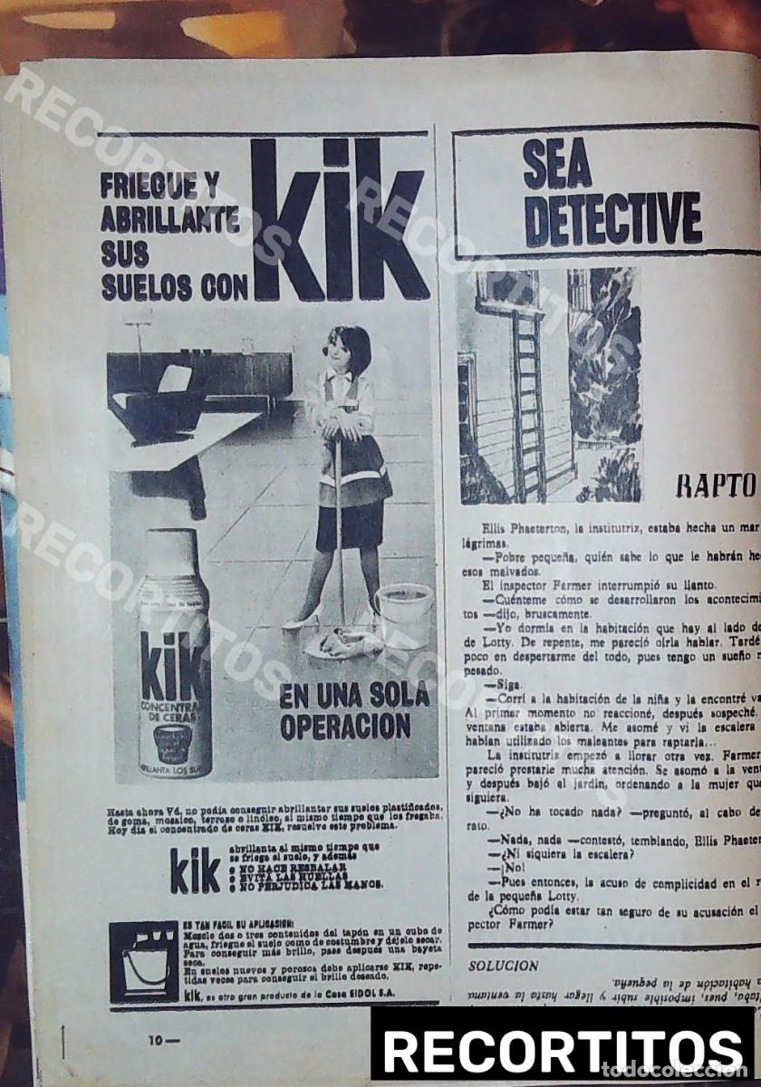 Cine: KIK FRIEGA SUELOS anuncio vintage original