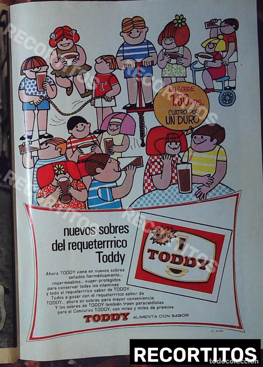 Cine: toddy el alimento de cacao tipo cola cao anuncio vintage