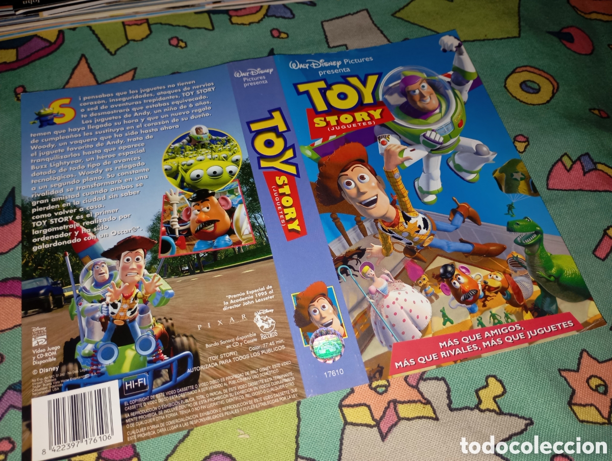Cine: Car&aacute;tula vhs- toy story