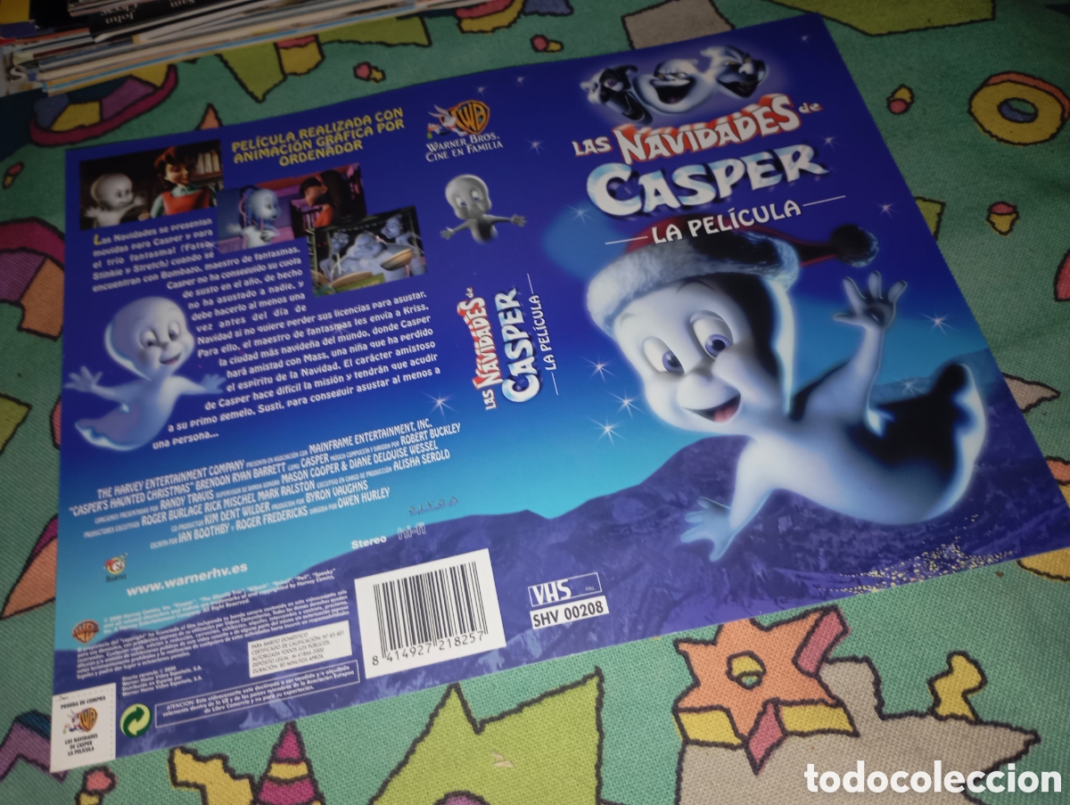 Cine: Car&aacute;tula vhs- las navidades de casper