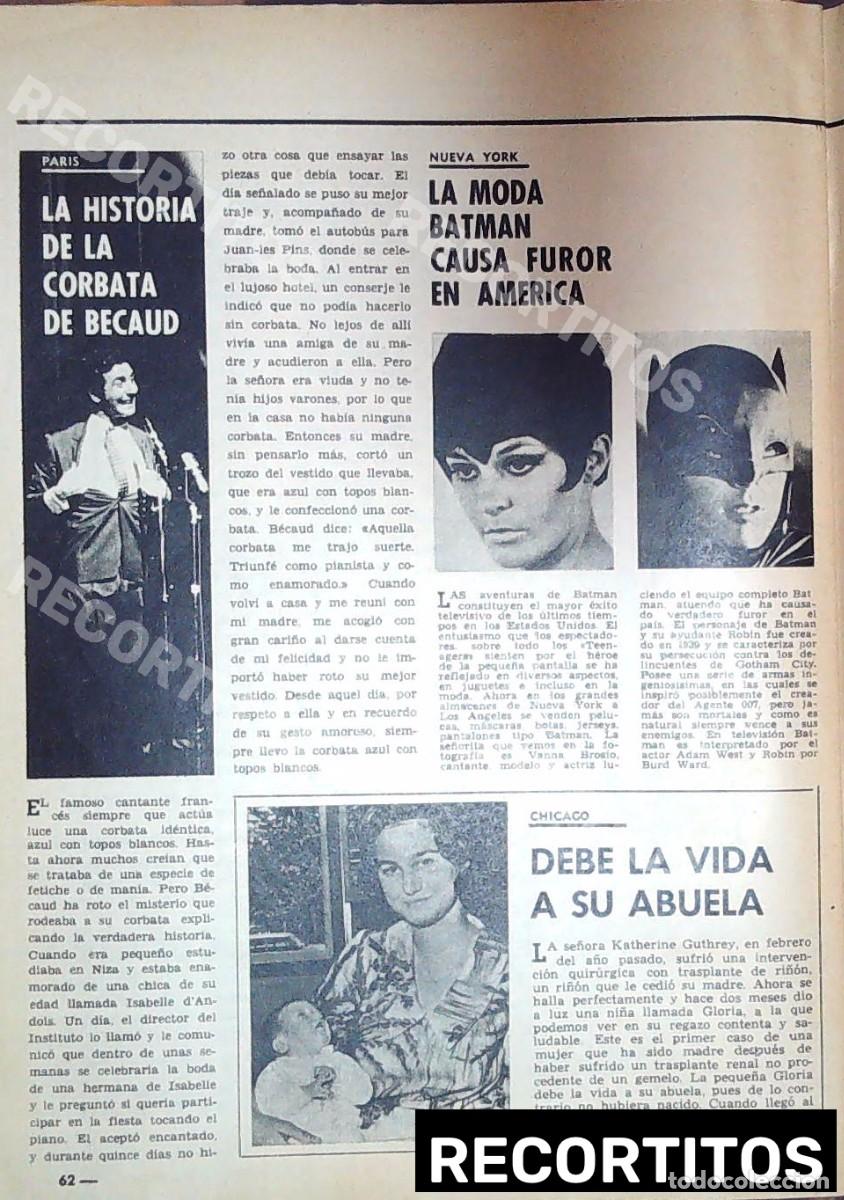 Cine: GILBERT BECAUD ADAM WEST BATMAN VANNA BROSIO