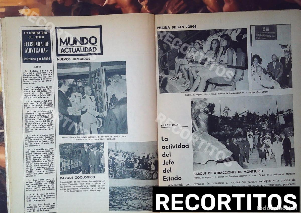 Cine: franco en barcelona en montjuich estatua de carmen amaya
