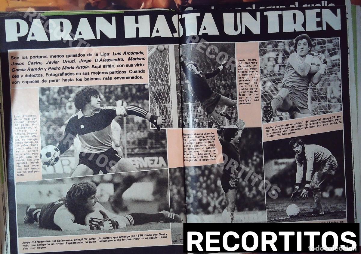 Cine: JESUS CASTRO JORGE D'ALESSANDRO PEDRO MARIA ARTOLA LUIS ARCONADA MARIANO GARCIA RAMON FUTBOL 82