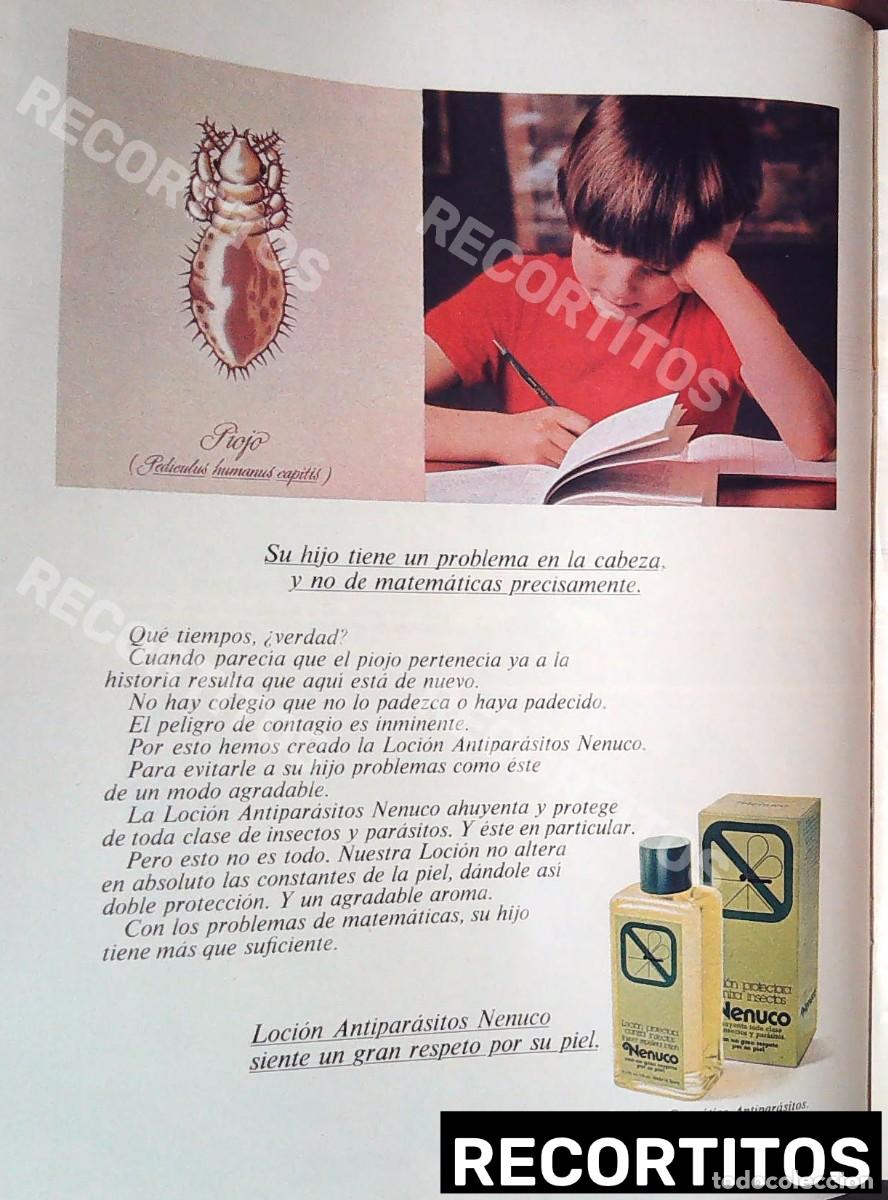 Cine: NENUCO ANUNCIO PUBLICIDAD PIOJOS LOCION ANTIPARASITOS