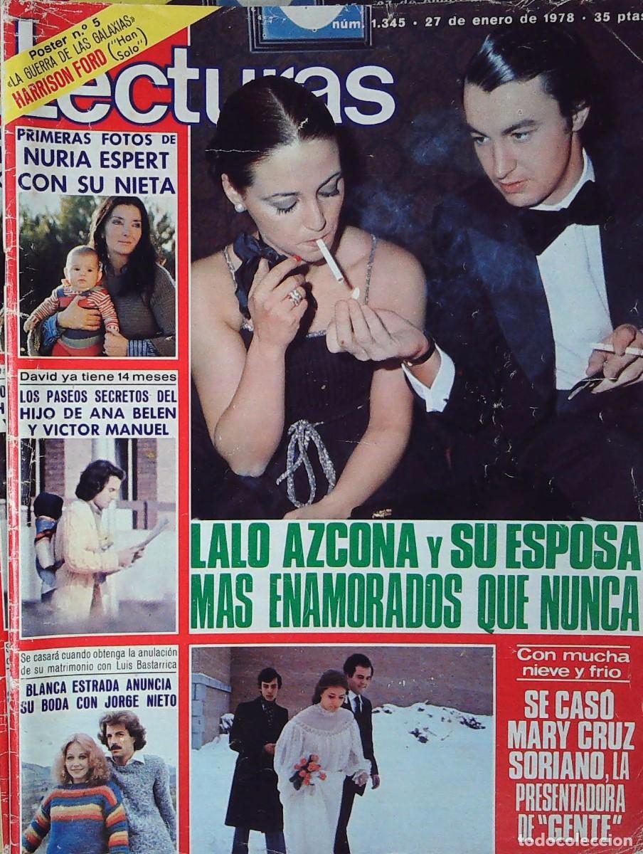 Cine: recorte portada lalo azcona mari cruz soriano boda blanca estrada victor manuel nuria espert