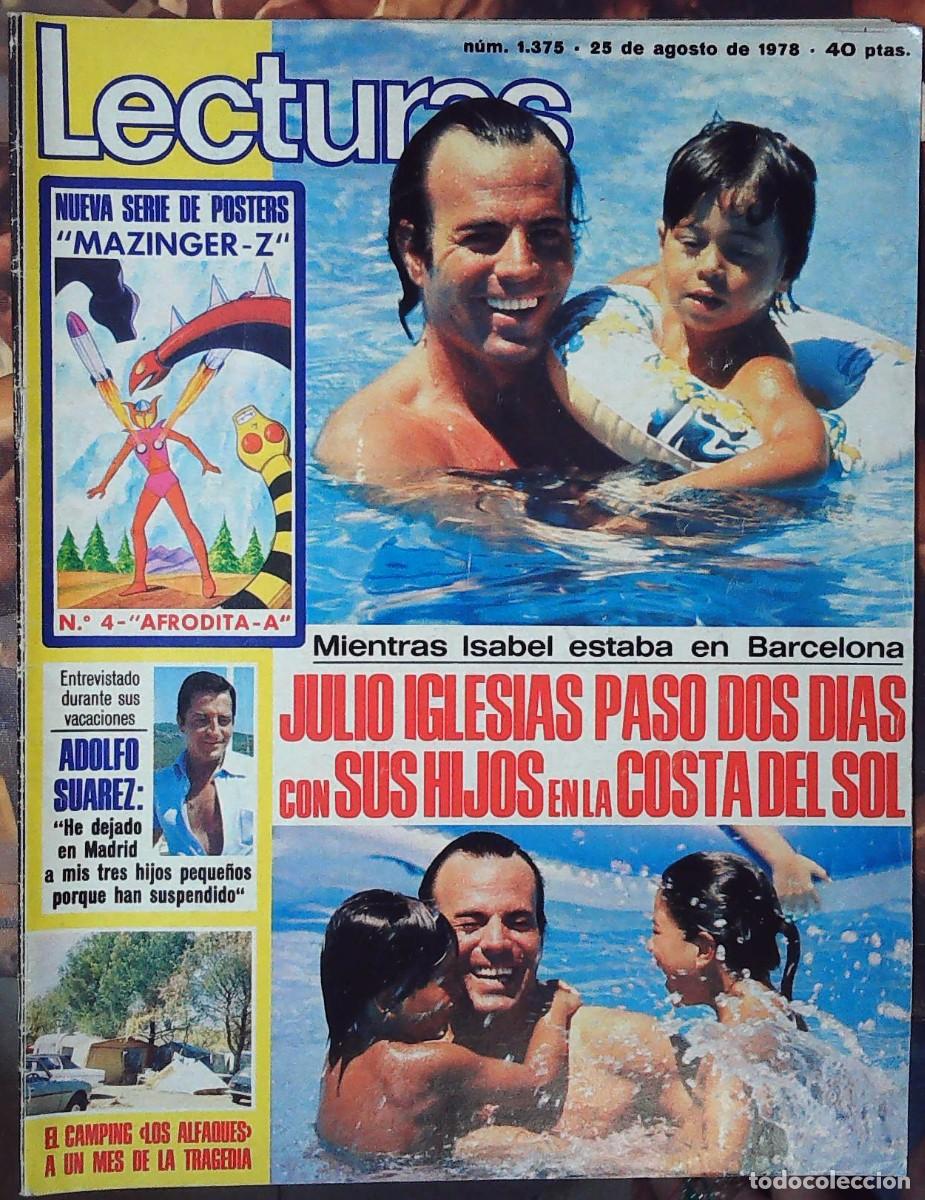 Cine: recorte portada mazinger z julio iglesias enrique