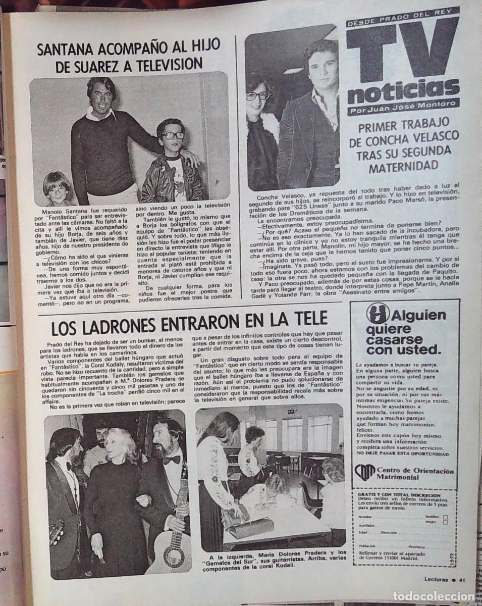 Cine: CV conchita velasco CONCHA maria dolores pradera manolo santana