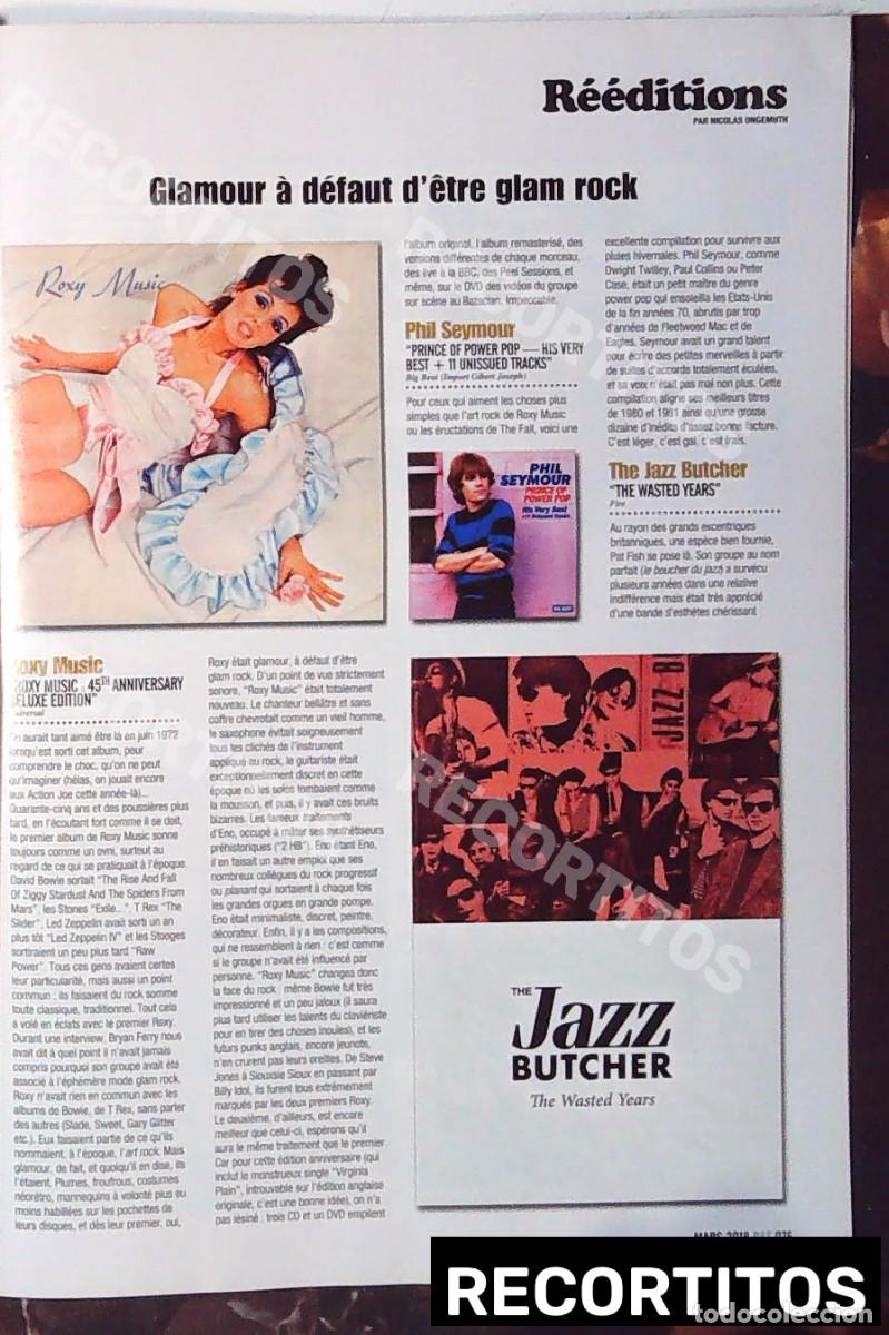 Cine: roxy music bryan ferry phil manzanera eno