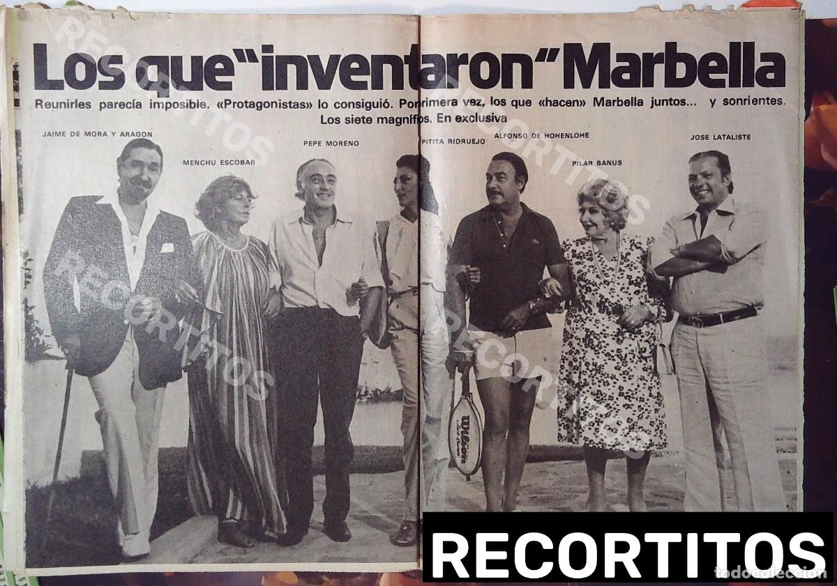 Cine: JAIME DE MORA Y ARAGON marbella menchu escobar pepe moreno pitita ridruejo pilar banus alfonso de h