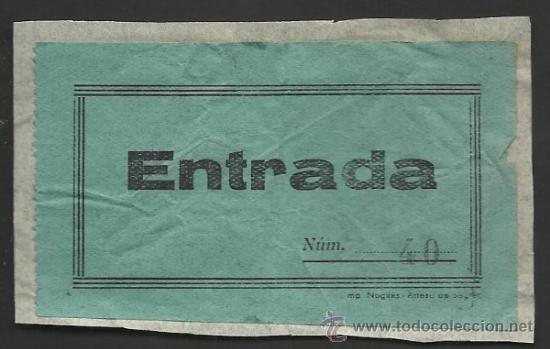 Cine: ENTRADA DE CINE  - BARCELONA - PEGADA - (V-118) - Foto 1