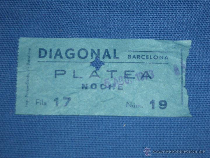 Cine: ENTRADA DE CINE - DIAGONAL - BARCELONA - Foto 1