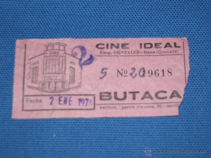 Cine: ENTRADA DE CINE - IDEAL - BAZA - GRANADA - Foto 1