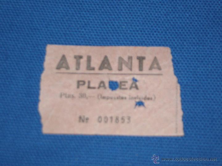 Cine: ENTRADA DE CINE - ATLANTA - PLATEA - Foto 1