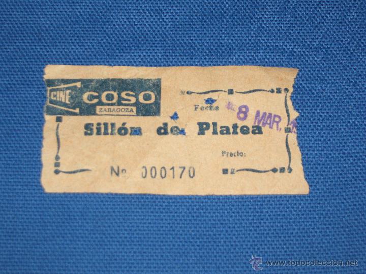 Cine: ENTRADA DE CINE - COSO - ZARAGOZA - Foto 1