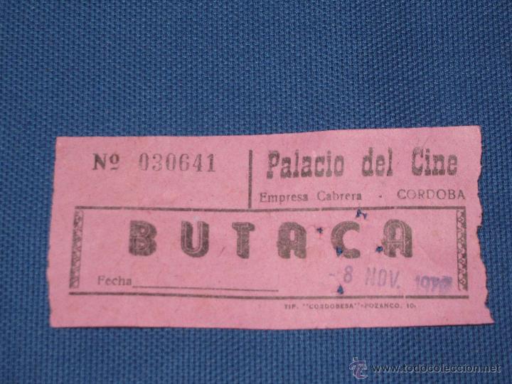 Cine: ENTRADA DE CINE - PALACIO DEL CINE - CORDOBA - Foto 1