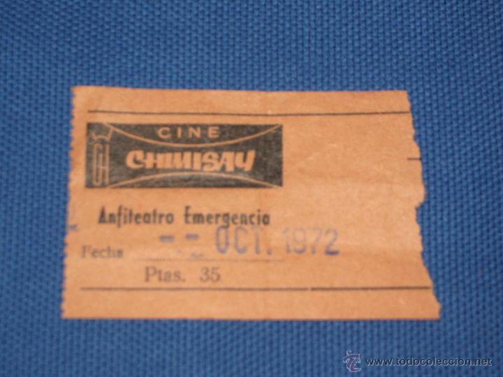 Cine: ENTRADA DE CINE - CHIMISAY - Foto 1