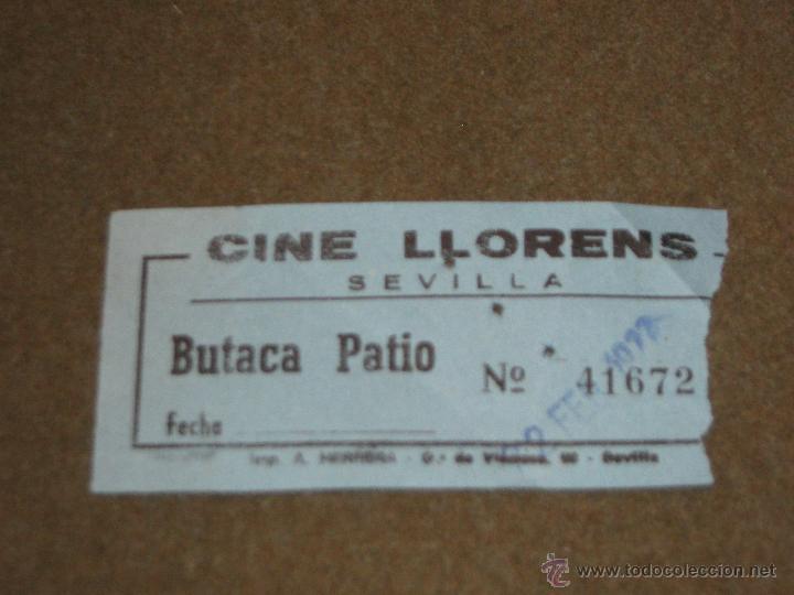 Cine: ENTRADA DE CINE - LLORENS - SEVILLA - Foto 1