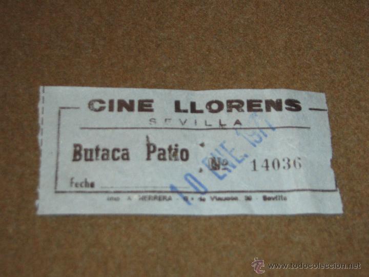 Cine: ENTRADA DE CINE - LLORENS - SEVILLA - Foto 1