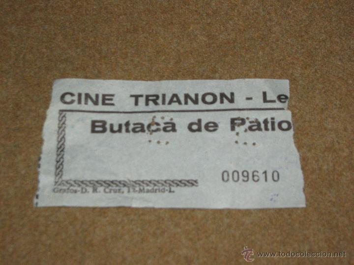 Cine: ENTRADA DE CINE - TRIANON - LEON - Foto 1