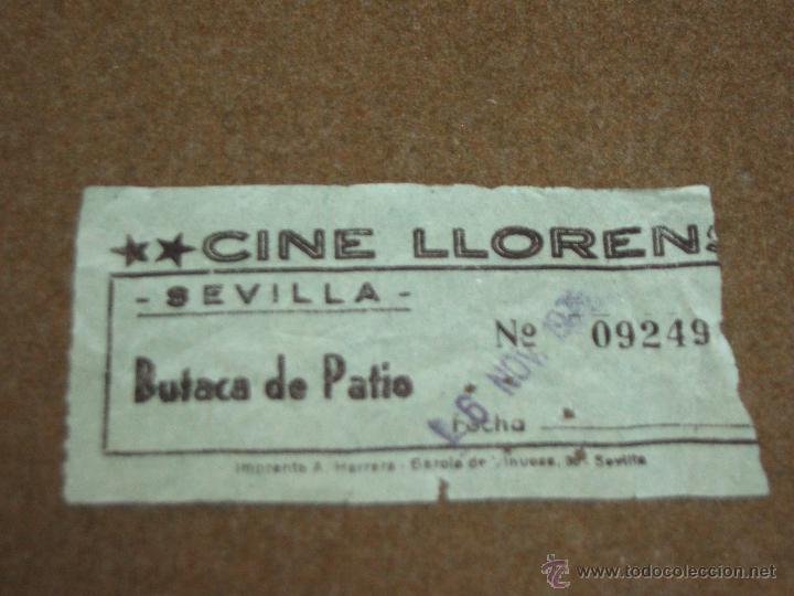Cine: ENTRADA DE CINE - LLORENS - SEVILLA - Foto 1