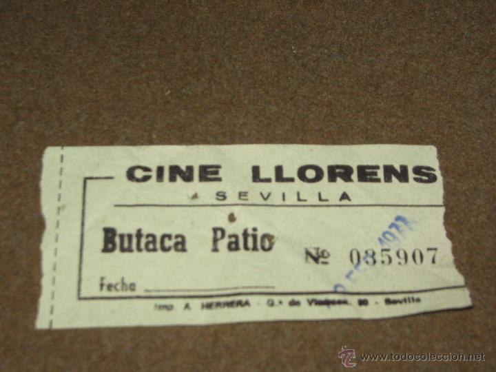 Cine: ENTRADA DE CINE - LLORENS - SEVILLA - Foto 1