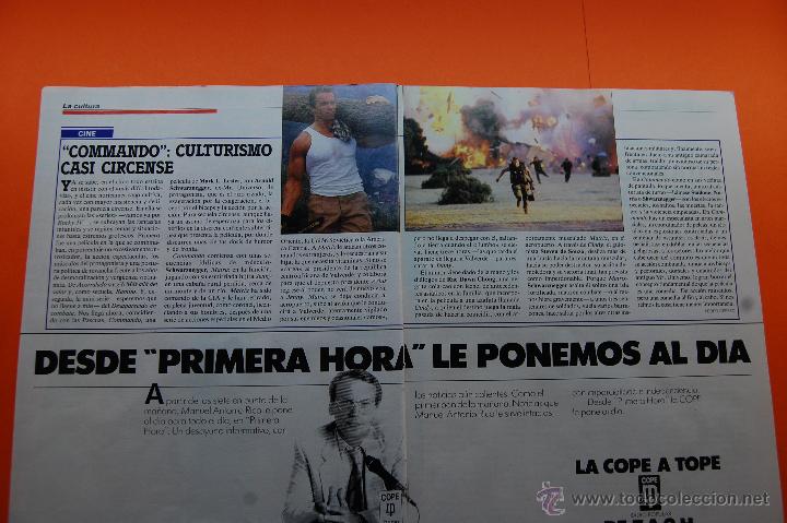 Cine: ARTICULO 1986 - COMANDO ARNOLD SCHWARZNEGGER - 2 PAGINA - Foto 1