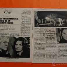 Cine: ARTICULO 1970 - SOFIA LOREN RICHARD HARRIS AVA GARDNER EL EXPRESO DE CHICAGO - 2 PAGINAS